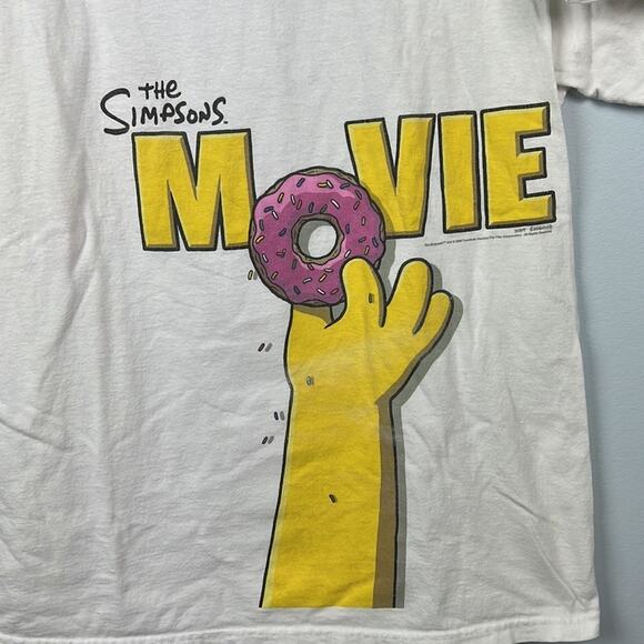 Vintage The Simpsons Movie movie promo graphic tee size XL - Picture 2 of 5